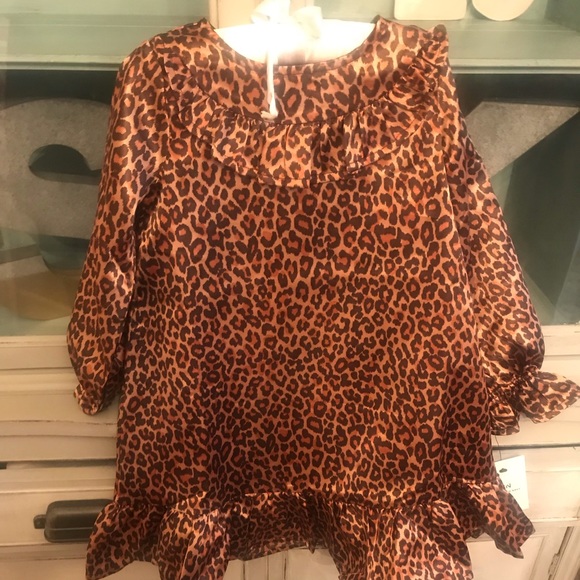 Something Navy Other - Something Navy silk cheetah print dress